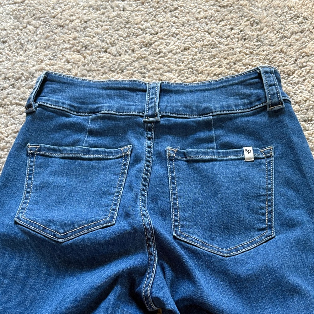 Sneak Peek Blue Straight Leg Jeans - Picture 5 of 5